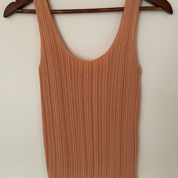 Vince Peach Scoop Neck Tank Top, Size S, NWOT - Picture 1 of 5